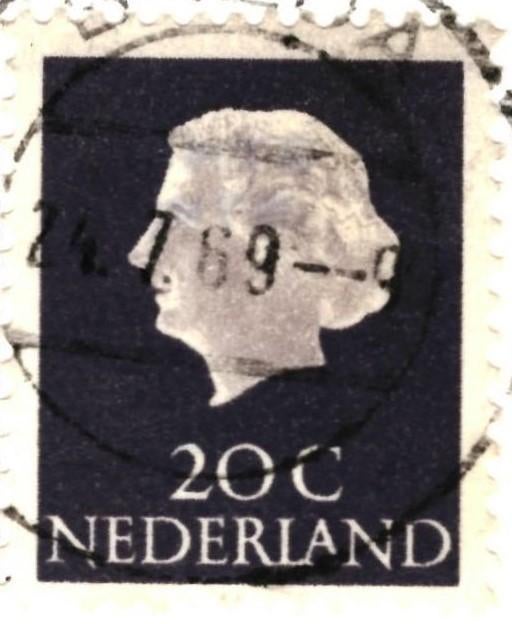 965574 Breda Het Begijnhof 1969 Gelopen met postzegel, Ophalen of Verzenden, 1960 tot 1980, Gelopen, Noord-Brabant