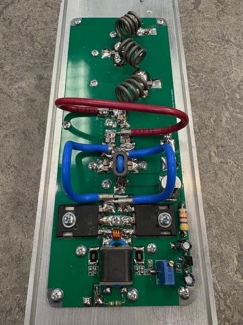 600W Fm zender eindtrap module op koelblok, Telecommunicatie, Zenders en Ontvangers, Ophalen of Verzenden, Nieuw, Zender