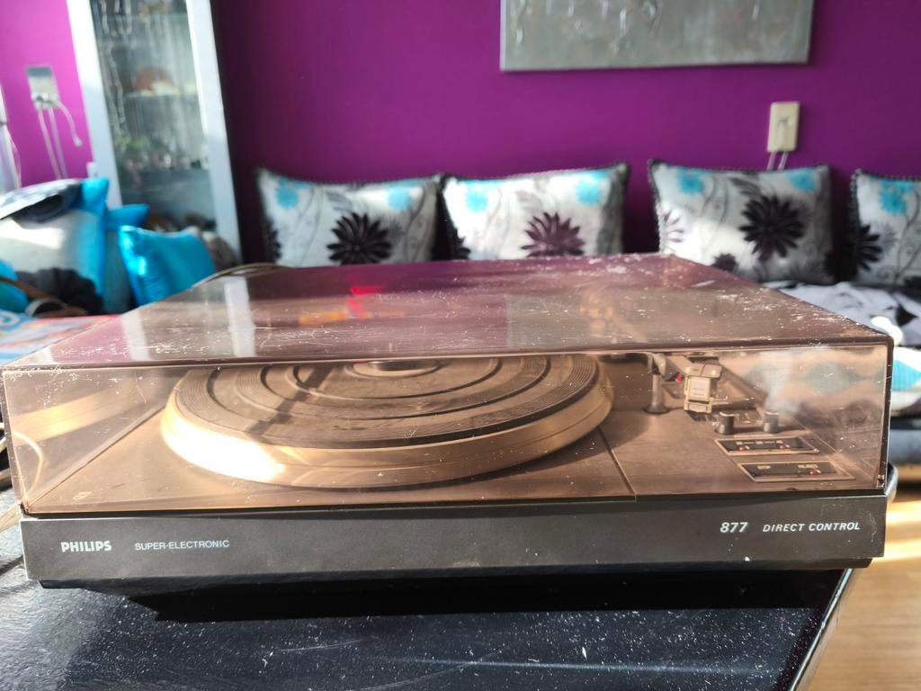 Philips platenspeler 877 direct control, Ophalen, Gebruikt, Platenspeler, Philips