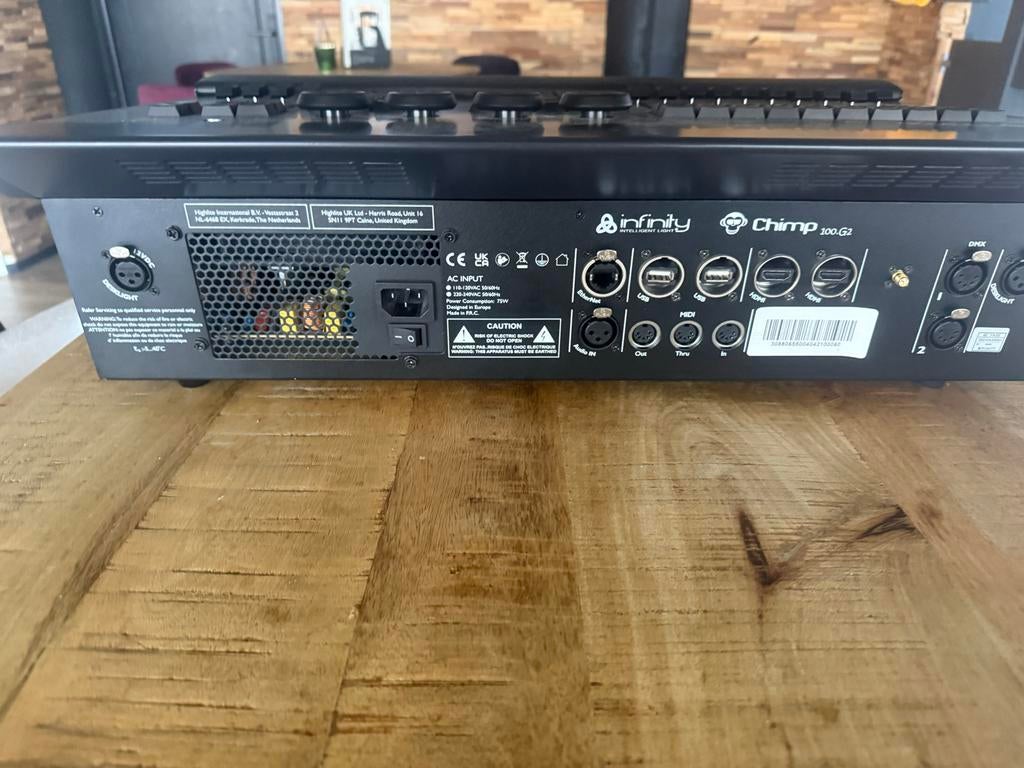 Infinity Chimp 100-G2 Lichttafel - Nieuwstaat, Ophalen of Verzenden, Nieuw, Licht, Geluidgestuurd