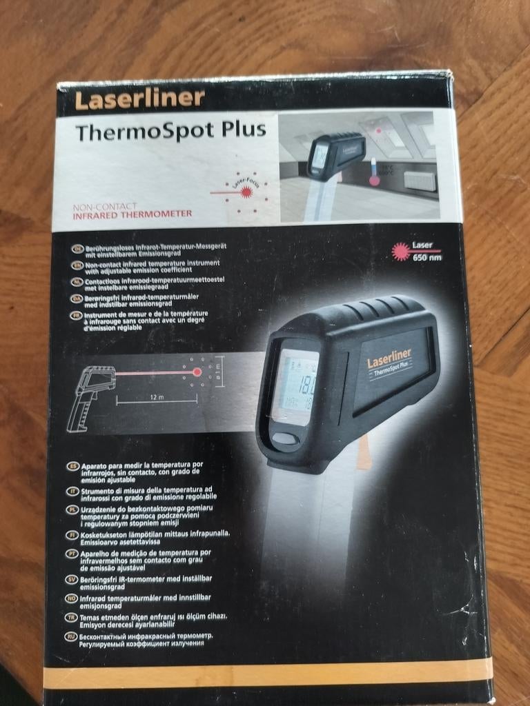 Laserliner thermoSpot plus, Doe-het-zelf en Verbouw, Gereedschap | Lasapparaten, Ophalen of Verzenden, Zo goed als nieuw, Minder dan 150 ampère