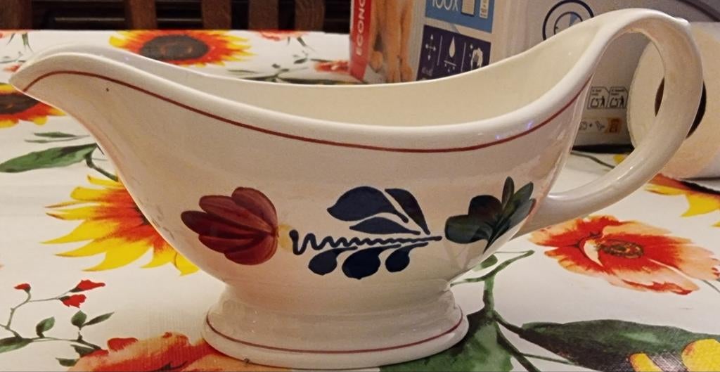 Boerenbont servies. Juskom. Zo goed als nieuwe., Ophalen of Verzenden, Zo goed als nieuw, Kom(men), Aardewerk