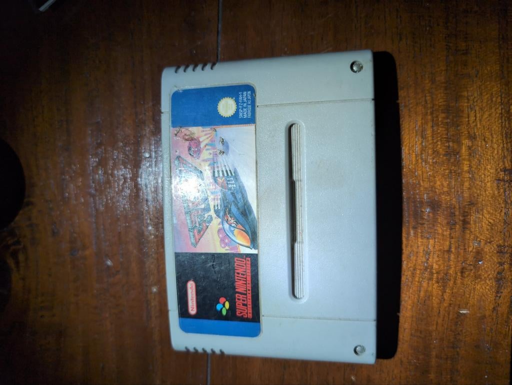 F-Zero - Super Nintendo (SNES) - Racegame Klassieker!, Spelcomputers en Games, Games | Nintendo Super NES, Gebruikt, 1 speler