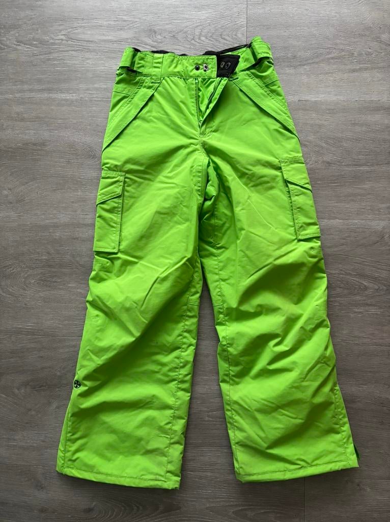 Brunotti Skibroek Groen Maat 140, Ophalen of Verzenden, Zo goed als nieuw, Jongen of Meisje, Broek