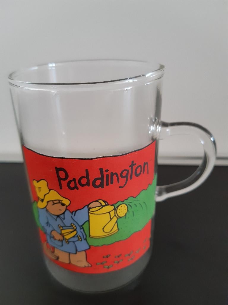 Theeglas Paddington voor kinderen NIEUW, Glas of Glazen, Nieuw, Ophalen of Verzenden, Glas