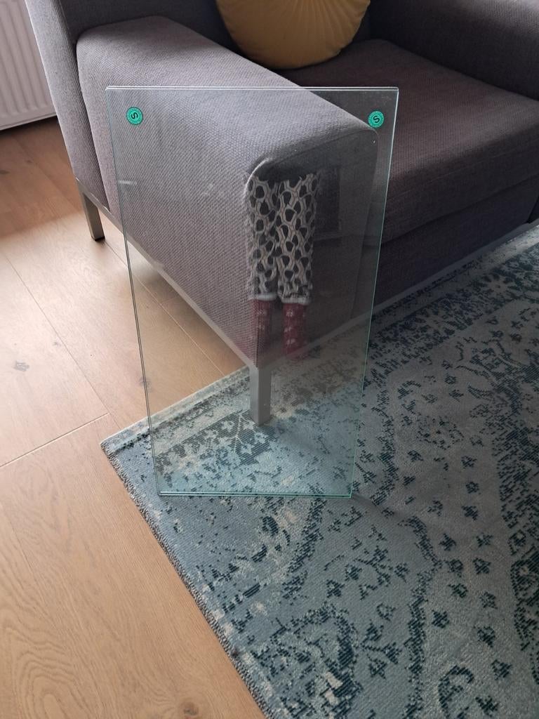 2 glasplaten, gratis, Ophalen, Nieuw, Glas, Cd's of Dvd's