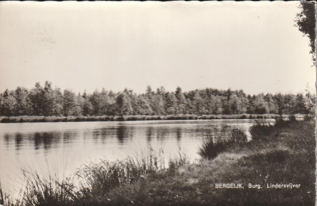 Bergeijk, Verzamelen, Ansichtkaarten | Nederland, Ophalen of Verzenden, 1940 tot 1960, Gelopen, Noord-Brabant