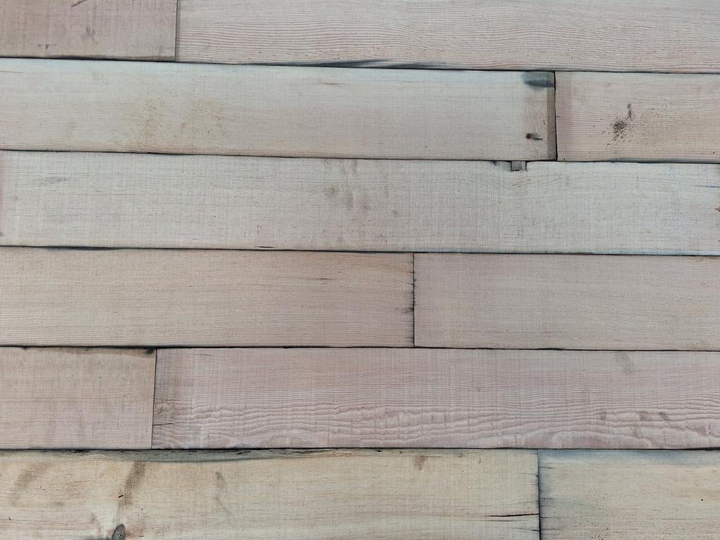 Partij  Amerikaans  grenen  planken  sloophout  Herzaagd, Doe-het-zelf en Verbouw, Hout en Planken, Ophalen, Gebruikt, Minder dan 25 mm