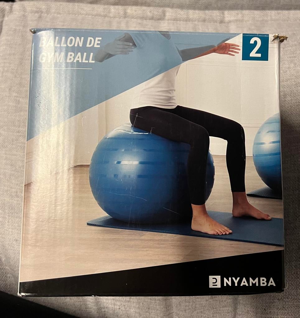 DOMYOS gymbal maat 2 – blauw – NIEUW, Sport en Fitness, Ophalen of Verzenden, Zo goed als nieuw
