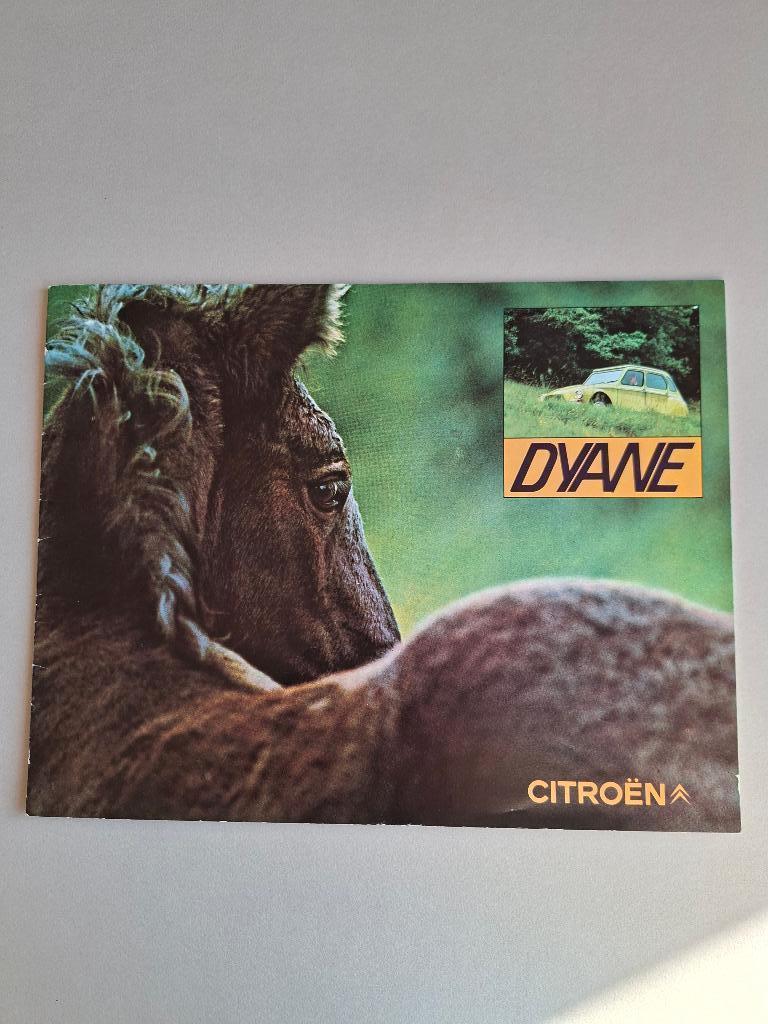 AUTOFOLDER CITROËN DYANE 1969, Ophalen of Verzenden, Zo goed als nieuw, Citroën