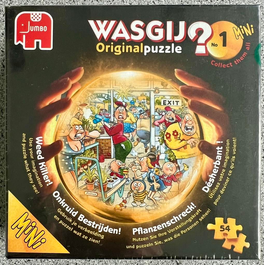 Wasgij Original mini puzzel Nr. 1, NIEUW 54 stukjes., Ophalen of Verzenden, Minder dan 500 stukjes, Nieuw