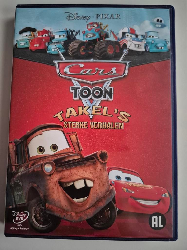 Cars Toon Takel's Sterke Verhalen DVD disney/ pixars, Avontuur, Alle leeftijden, Ophalen of Verzenden, Zo goed als nieuw