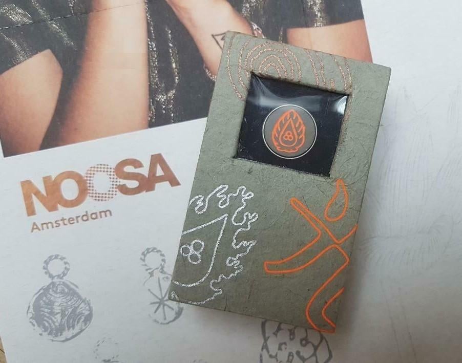 Noosa Amsterdam Ka Chunk Oranje in Giftbox 🔥🔥🔥, Overige merken, Overige materialen, Verzenden, Nieuw