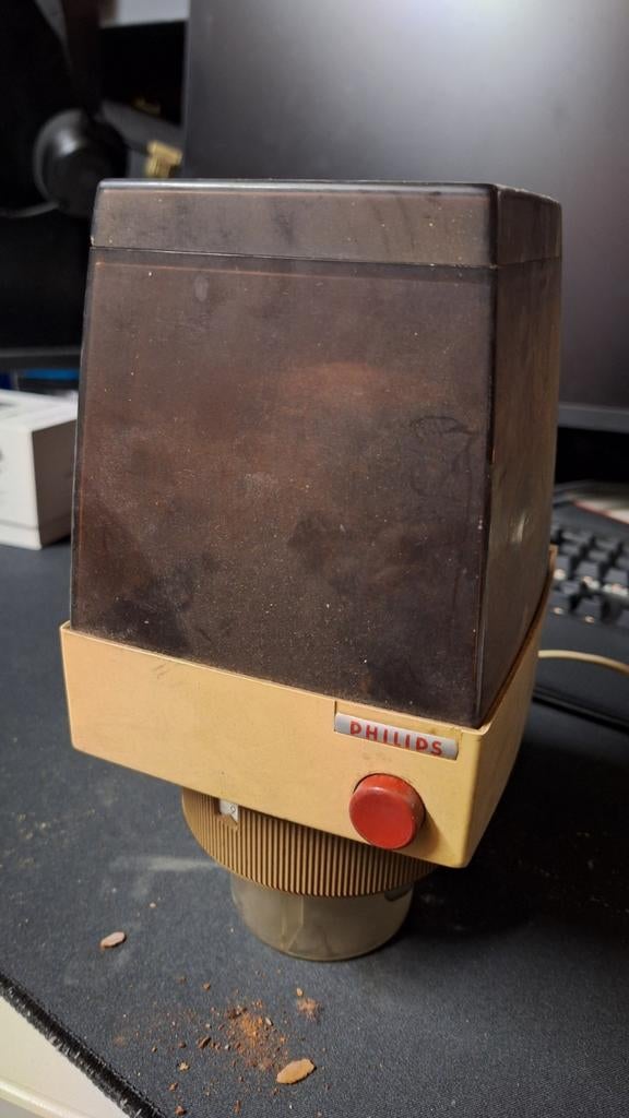 Philips HR 2104 elektrische koffiemolen uit het begin van de, Ophalen of Verzenden, Huis en Inrichting