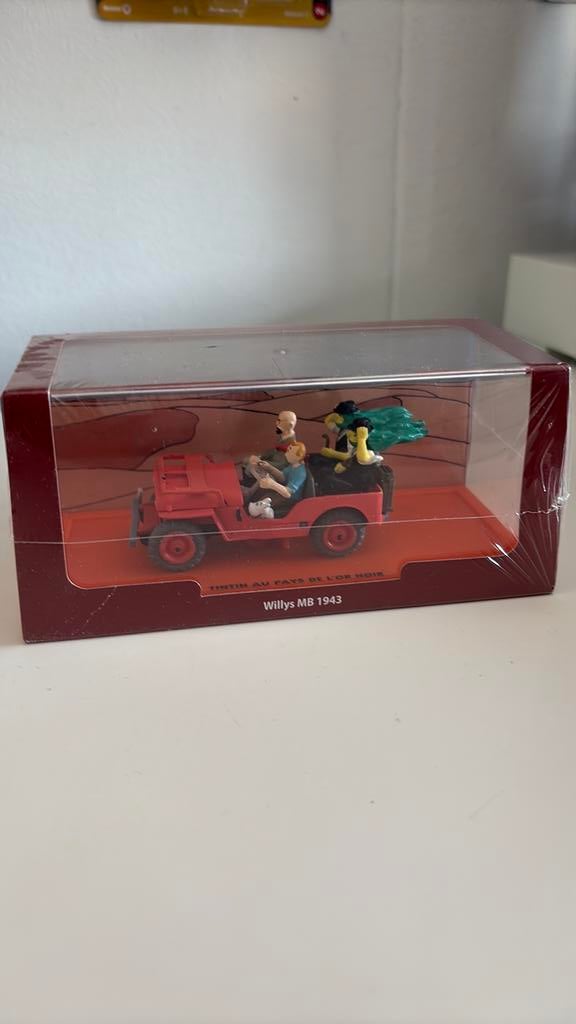 Kuifje / TinTin Willys MB 1943 Jeep 1/43, Ophalen of Verzenden, Nieuw, Auto, Overige merken