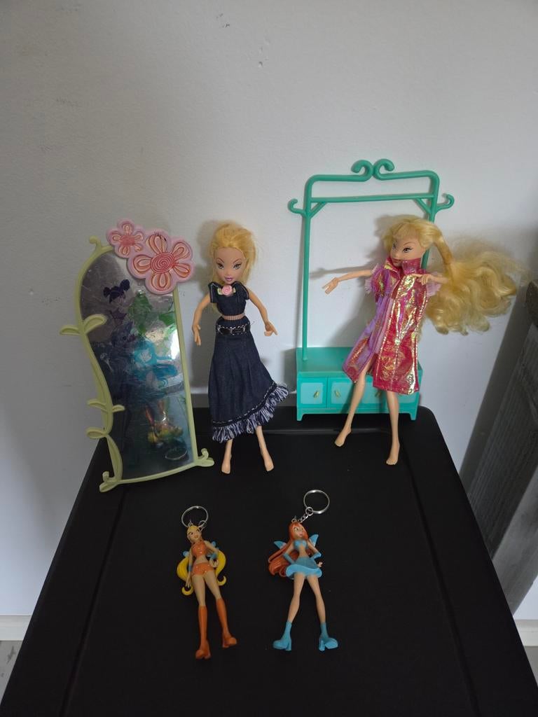 vintage winx club set, Verzenden, Gebruikt, Fashion Doll
