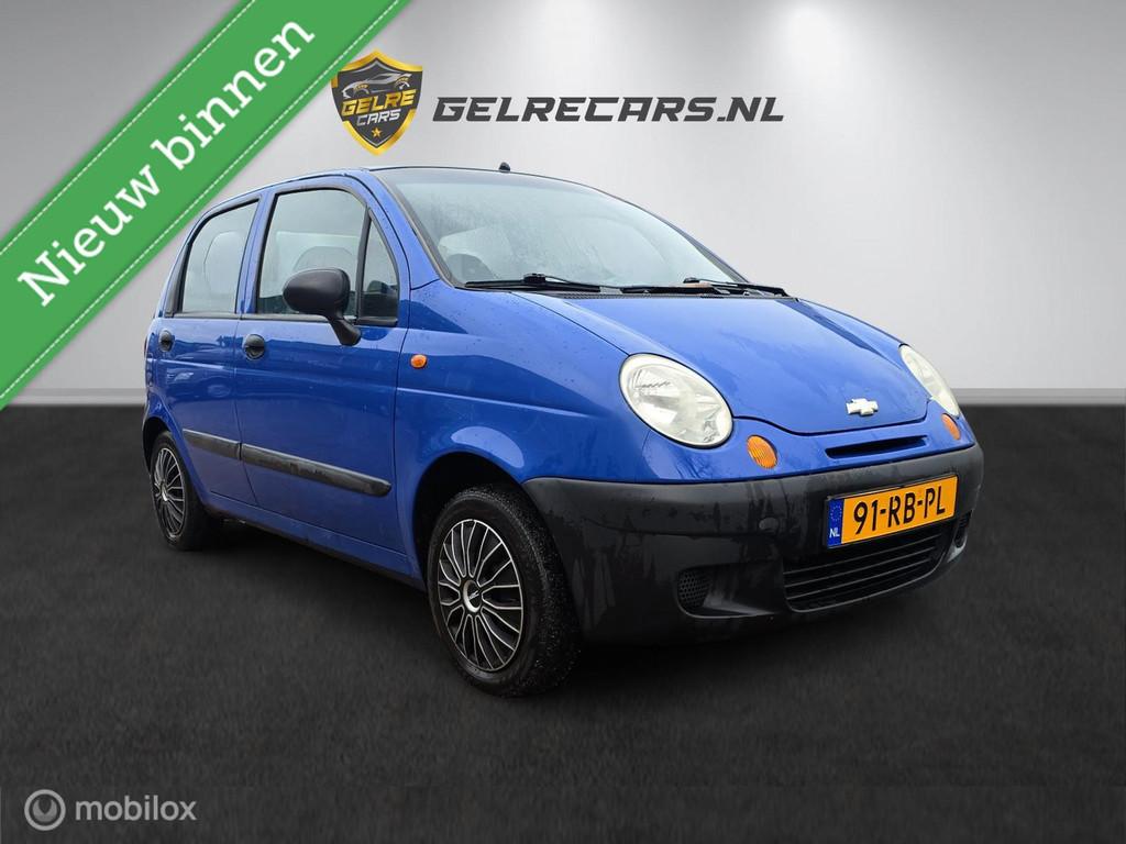Chevrolet Matiz 0.8 Spirit, Auto's, Voorwielaandrijving, Stof, Gebruikt, Blauw