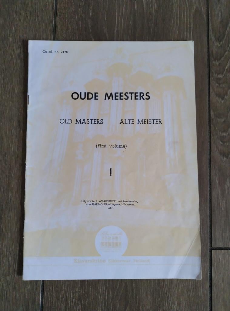 Oude meesters deel 1 Klavarskribo, Ophalen of Verzenden, Gebruikt, Les of Cursus, Klassiek