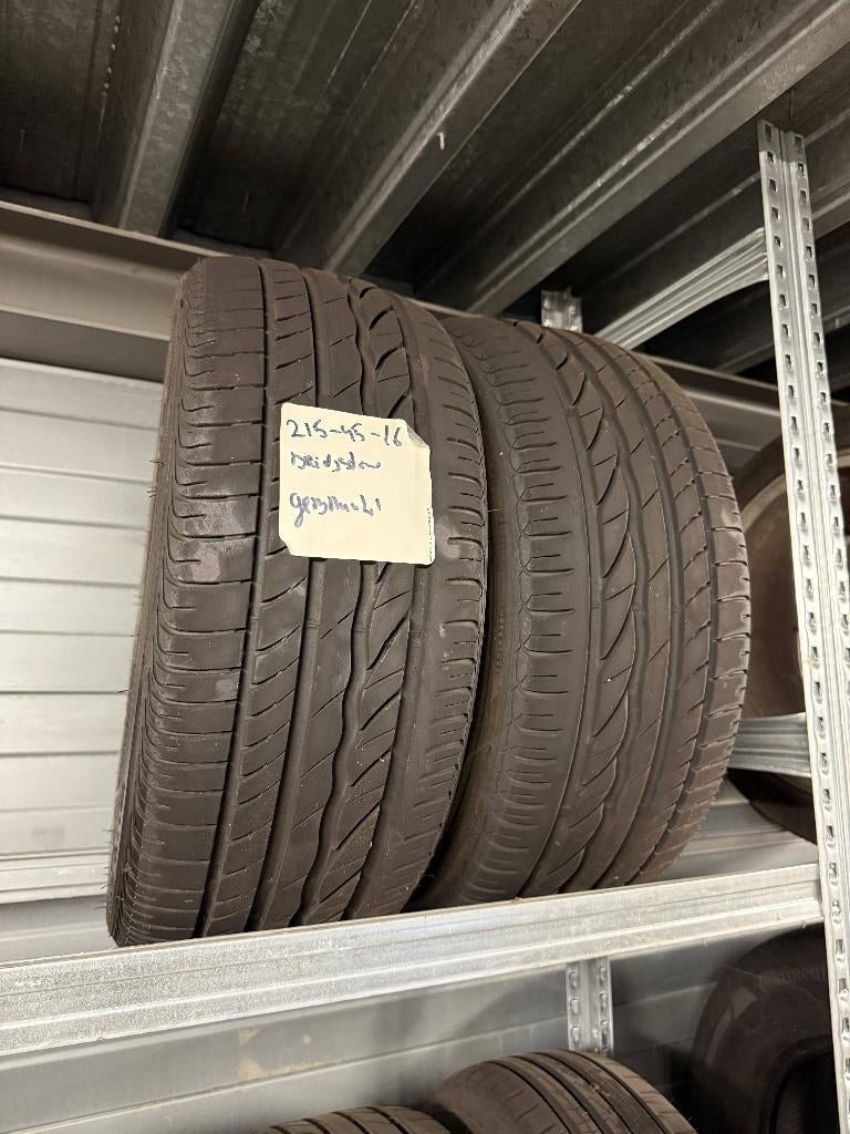 Bridgestone 215 45 16 Zomerbanden, Auto-onderdelen, Ophalen, 16 inch, Band(en), Personenwagen