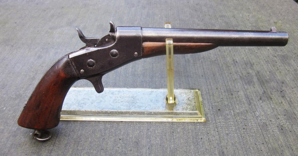 antiek Remington Navy Rolling Block pistool 1865, Ophalen of Verzenden