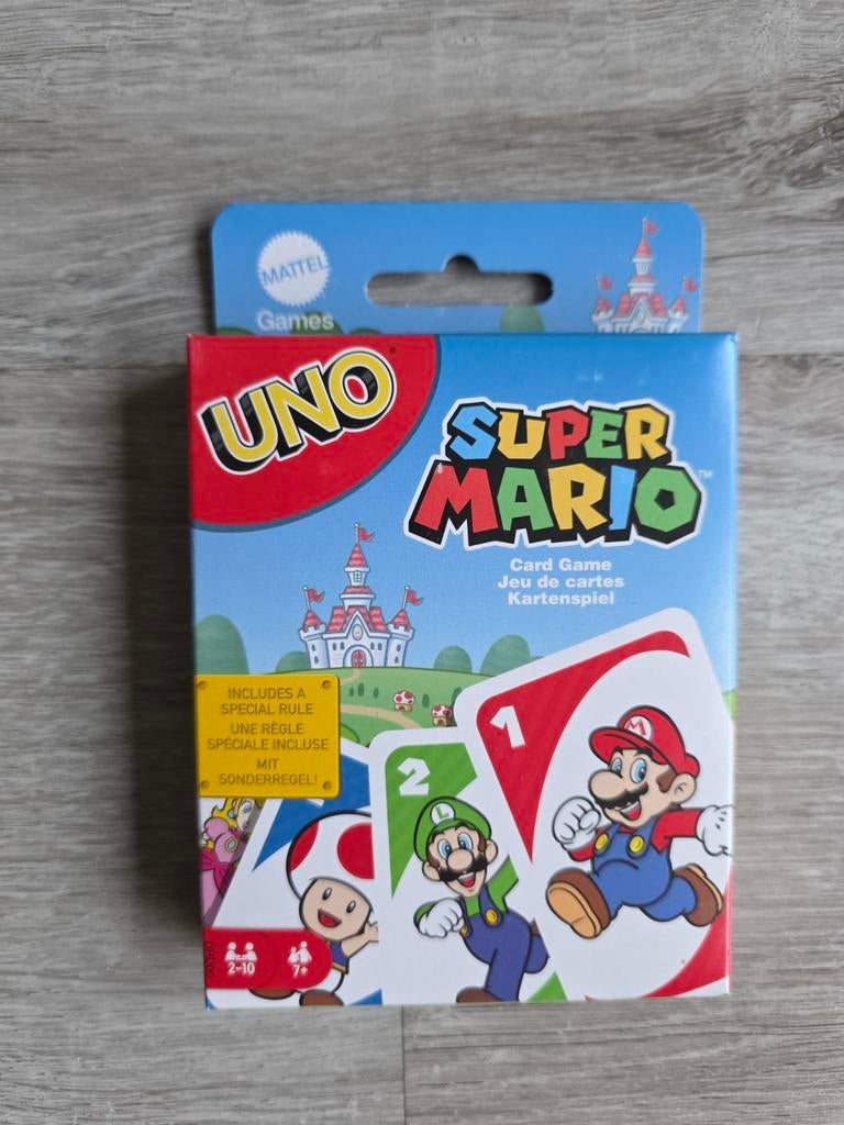 UNO Super Mario kaartspel nieuw, Vijf spelers of meer, Ophalen of Verzenden, Nieuw, Mattel