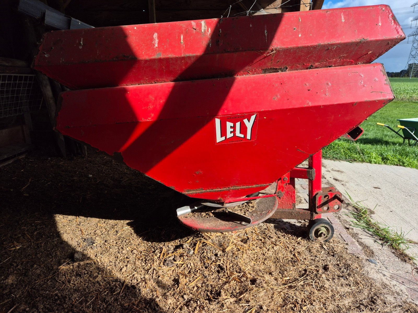 Lely centerliner, Ophalen, Kunstmest