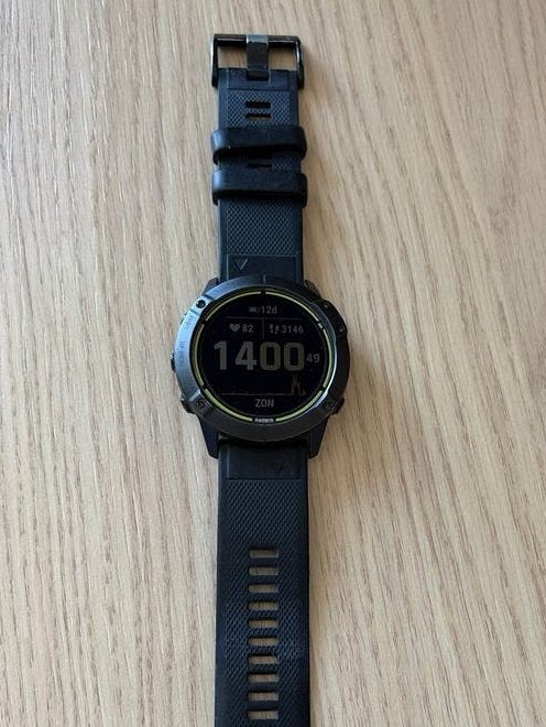 Garmin Enduro Power Glass Titanium Smartwatch Zwart, Ophalen, Afstand, Zwart, Zo goed als nieuw