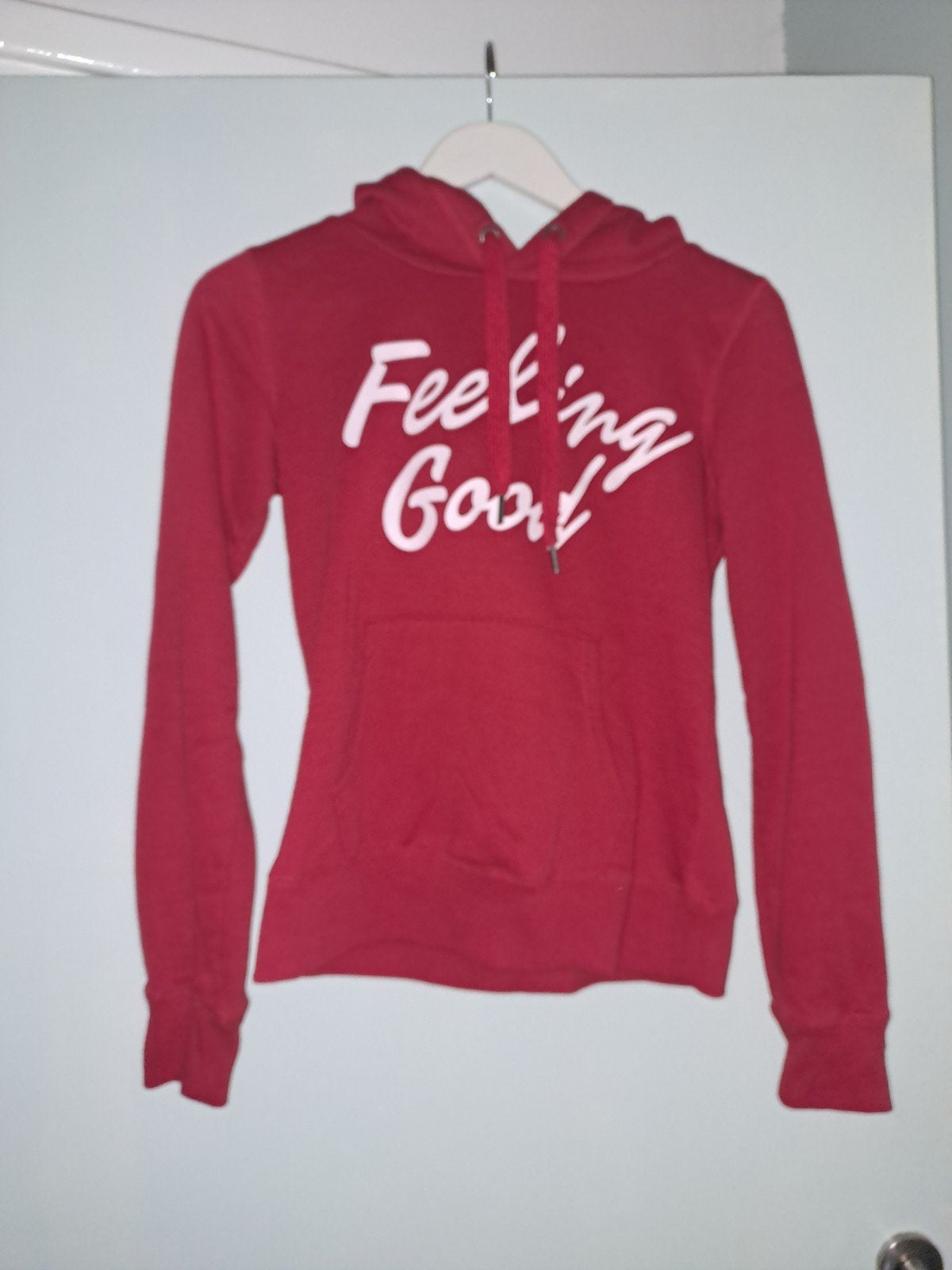 Rode hoodie, Kleding | Dames, Ophalen of Verzenden, Zo goed als nieuw, Lange mouw, Jean Pascale
