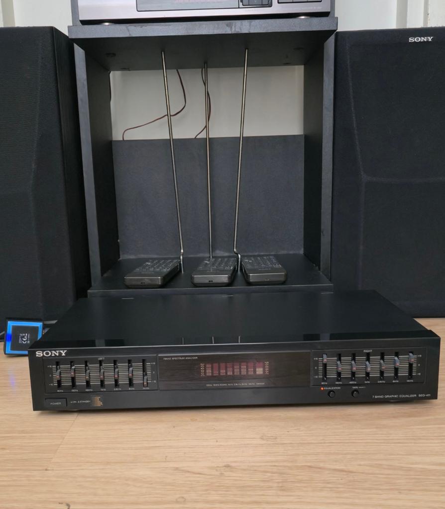 Sony SEQ-411 Grafische Equalizer (1991-01), Ophalen of Verzenden, Gebruikt, Sony
