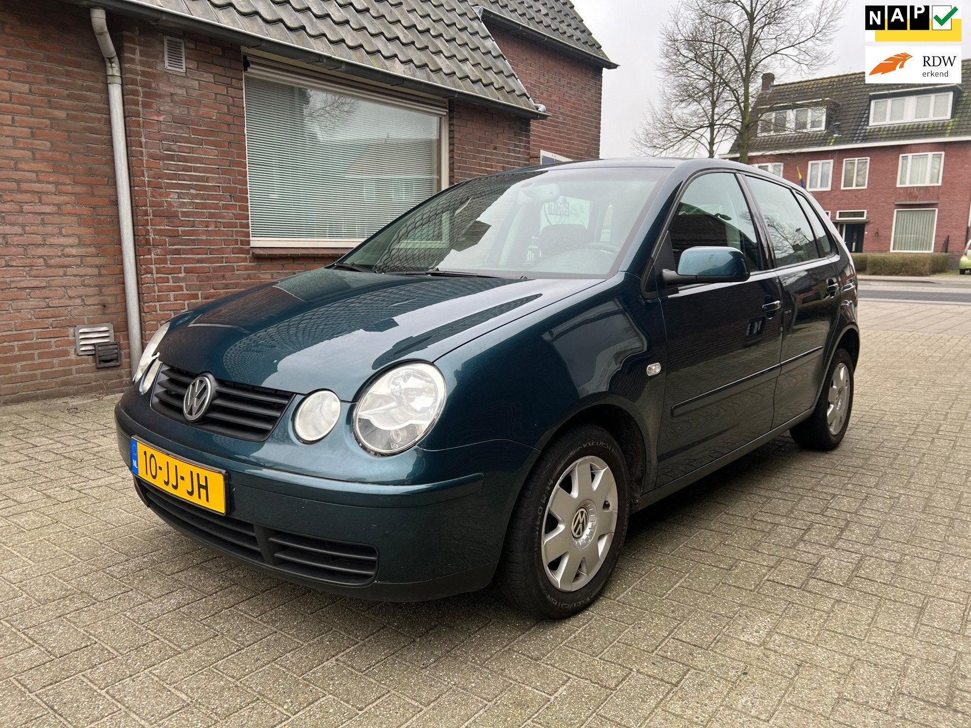 Volkswagen Polo 1.4-16V Highline - airco - nap - nieuwe apk, Auto's, Voorwielaandrijving, Gebruikt, 4 cilinders, Startonderbreker