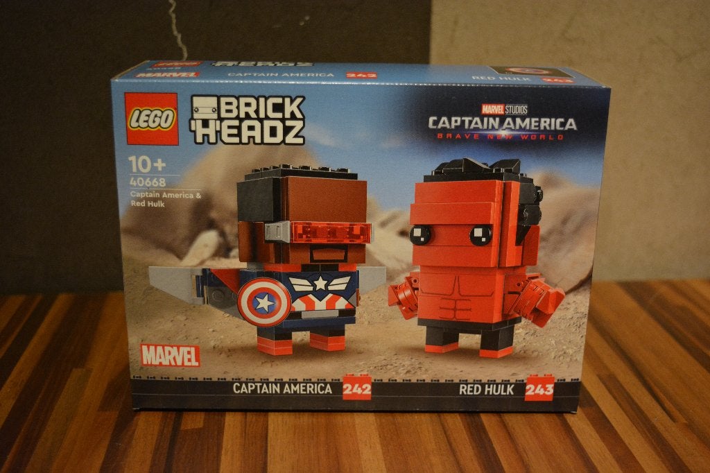 Lego Brickheadz 40668 I Captain America en Rode Hulk figuren, Kinderen en Baby's, Speelgoed | Duplo en Lego, BrickHeadz, Lego