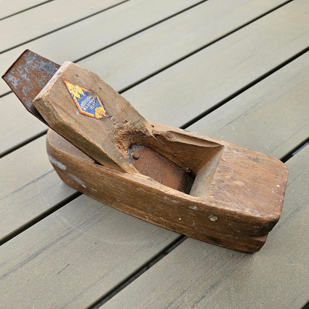 Vintage houten schaaf Nooitgedacht & Zonen, Ophalen of Verzenden