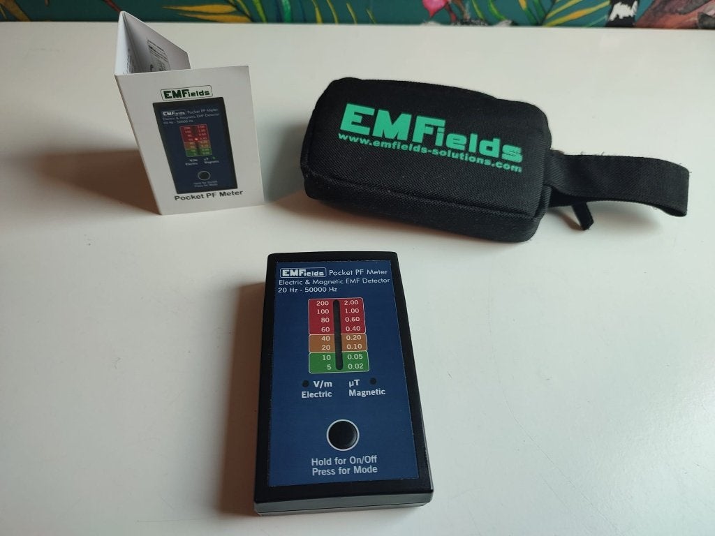 Pocket PF Meter (PF5) – Electric & Magnetic EMF Detector, Ophalen of Verzenden, Zo goed als nieuw