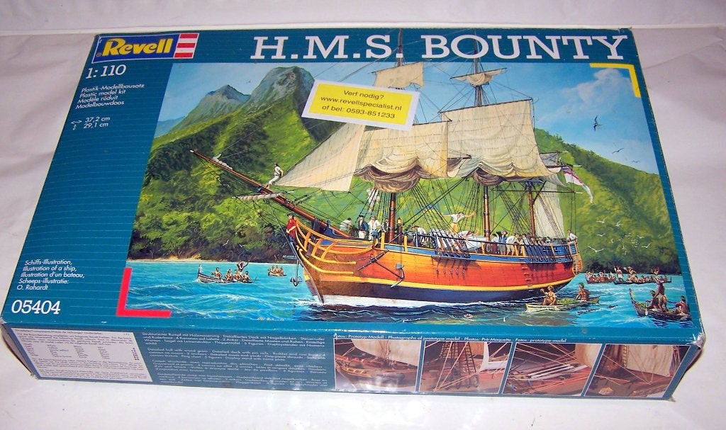 Revell 0504 H.M.S. Bounty. 1:110. Nieuw in doos., Hobby en Vrije tijd, Modelbouw | Boten en Schepen, Ophalen of Verzenden, Nieuw