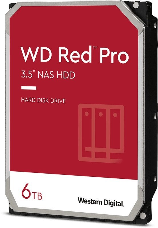 Western Digital Red Pro WD6005FFBX 6TB, Intern, 6tb, Nieuw, Info@schijfdirect.nl