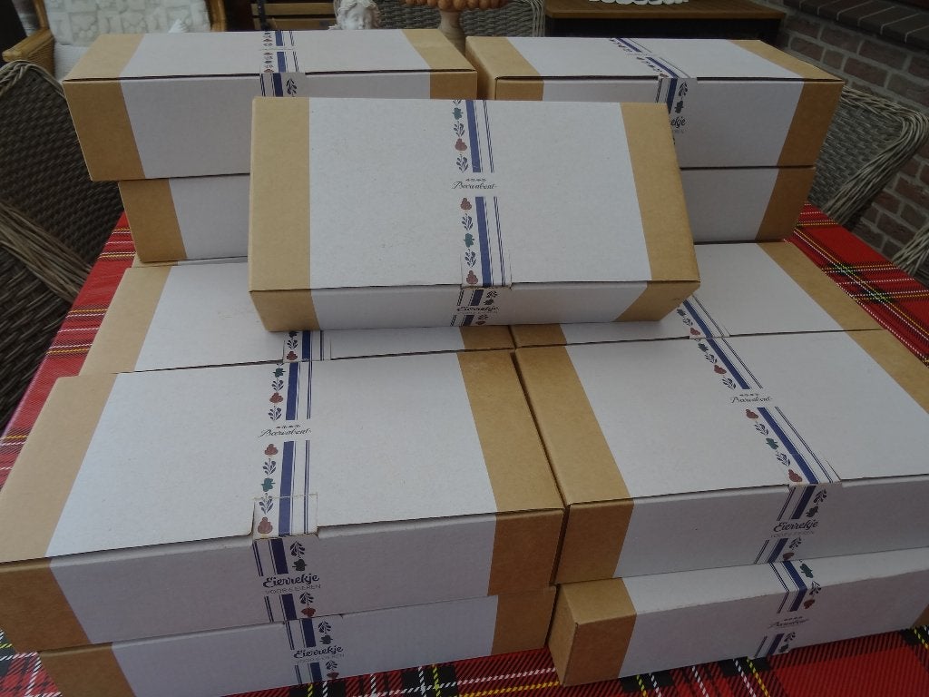 Partij /Pakket Boerenbont eierrekjes 17 st INCL VERZENDEN !!, Ophalen of Verzenden, Nieuw