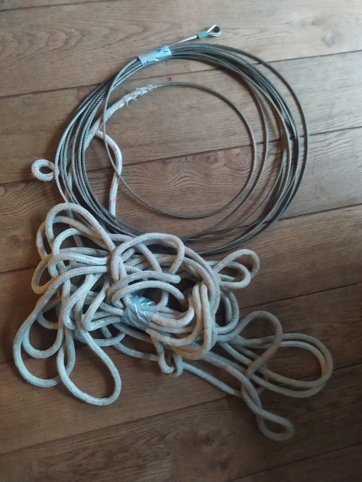 Visser touw en ijzeren kabel, Ophalen of Verzenden, Minder dan 15 m²