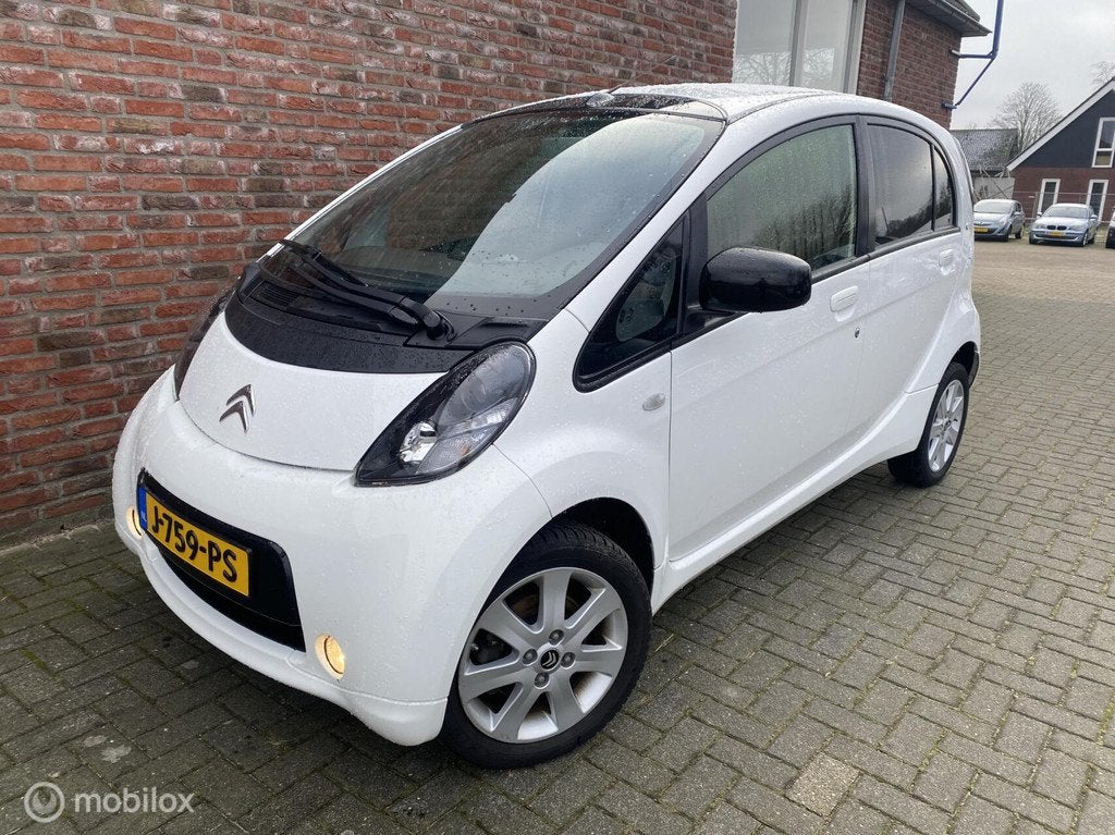 Citroen C-Zero 4-persoons 16 kWh SOH 85%, Auto's, Citroën, Zwart, 4 stoelen, Wit, Electronic Stability Program (ESP)