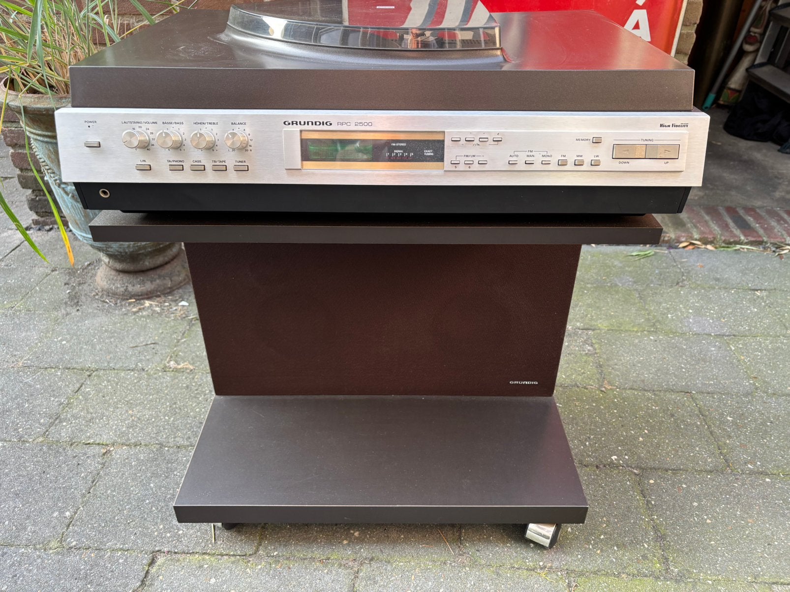 Vintage stereoset Grundig roc 2500 met speakers SUL 120, Ophalen, Zo goed als nieuw, Speakers, Overige merken