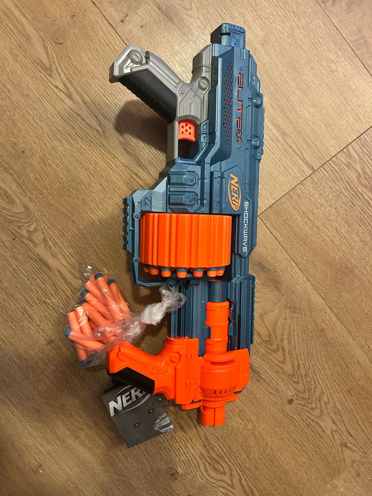 Nerf Elite 2.0 Shockwave RD-15 Blaster met pijltjes, Ophalen, Zo goed als nieuw, Jongen of Meisje