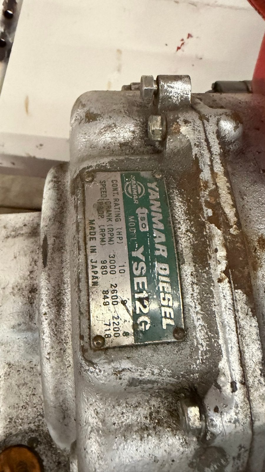 Yanmar Diesel YSE12G Scheepsmotor, Ophalen of Verzenden, Gebruikt, Motor en Techniek, Zeilboot of Motorboot