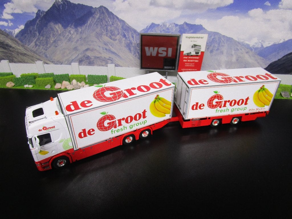 nieuw  wsi 02-3065 de groot fresh group hedel, Hobby en Vrije tijd, Modelauto's | 1:50, Ophalen of Verzenden, Nieuw, Bus of Vrachtwagen