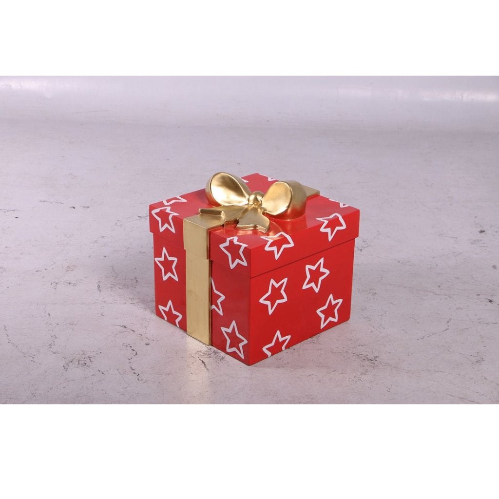 Christmas Santa Presents Red/Gold – Kado Hoogte 43 cm, Ophalen, HorecaBeelden, Nieuw, HorecaBeelden