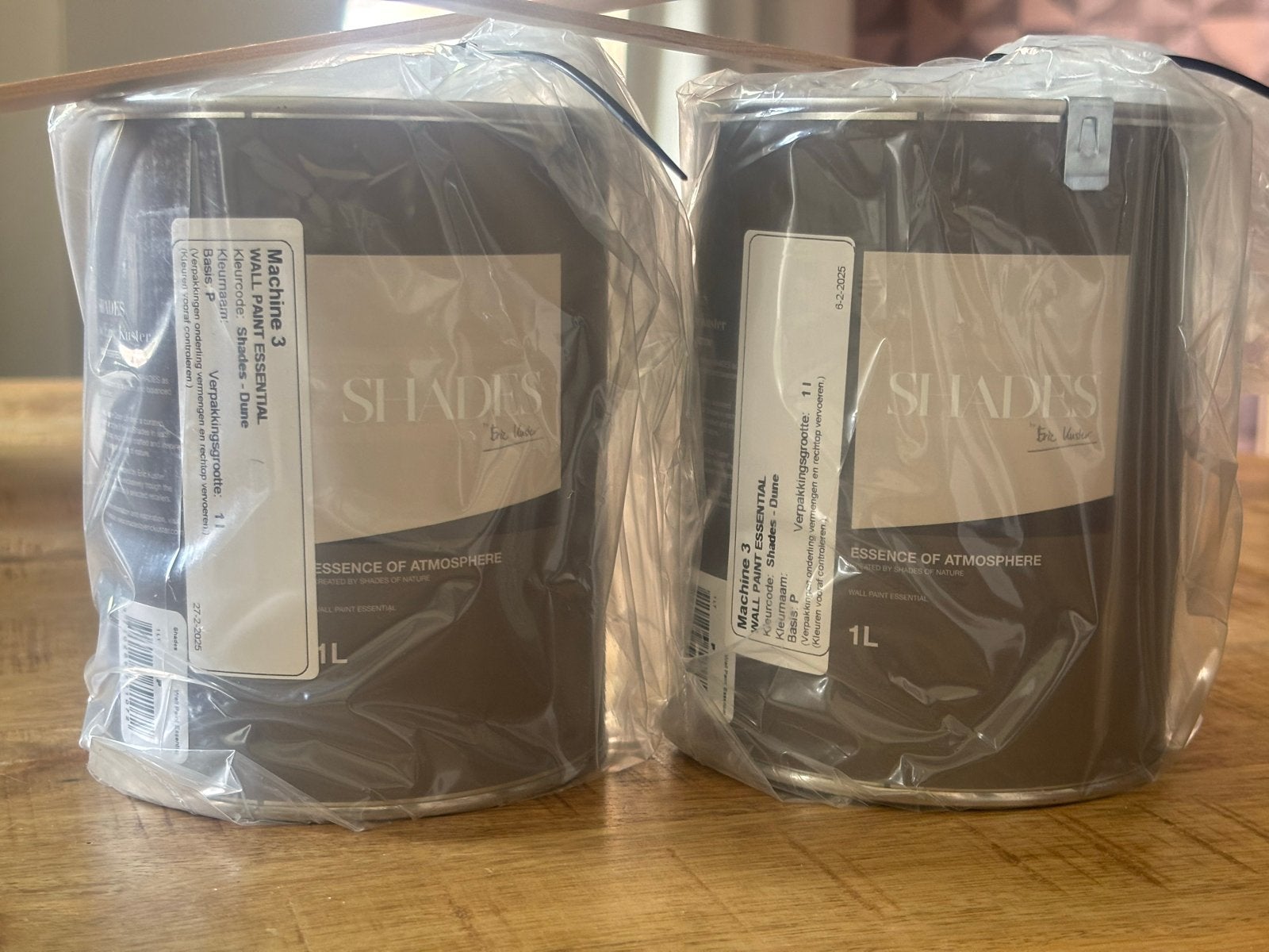 2x 1L Shades Wall Paint Essential - Dune (Nieuw), Bruin, Nieuw, Ophalen of Verzenden, Verf