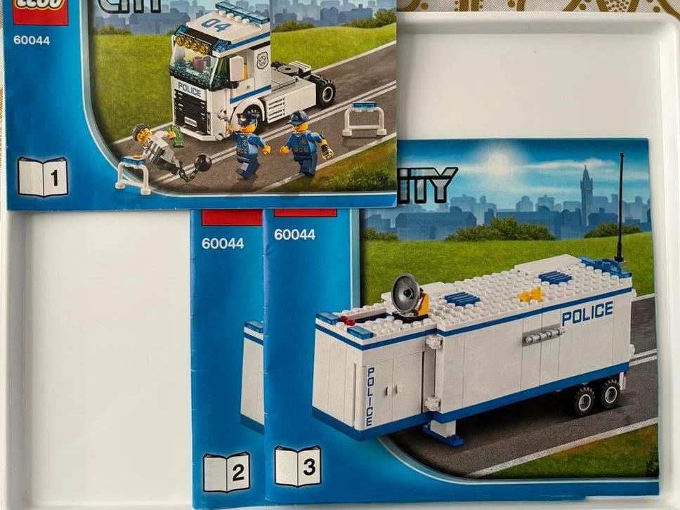 Lego 60044 Mobiele Politie Eenheid - compleet, uit elkaar, Verzenden, Lego, Complete set, Inclusief instructies