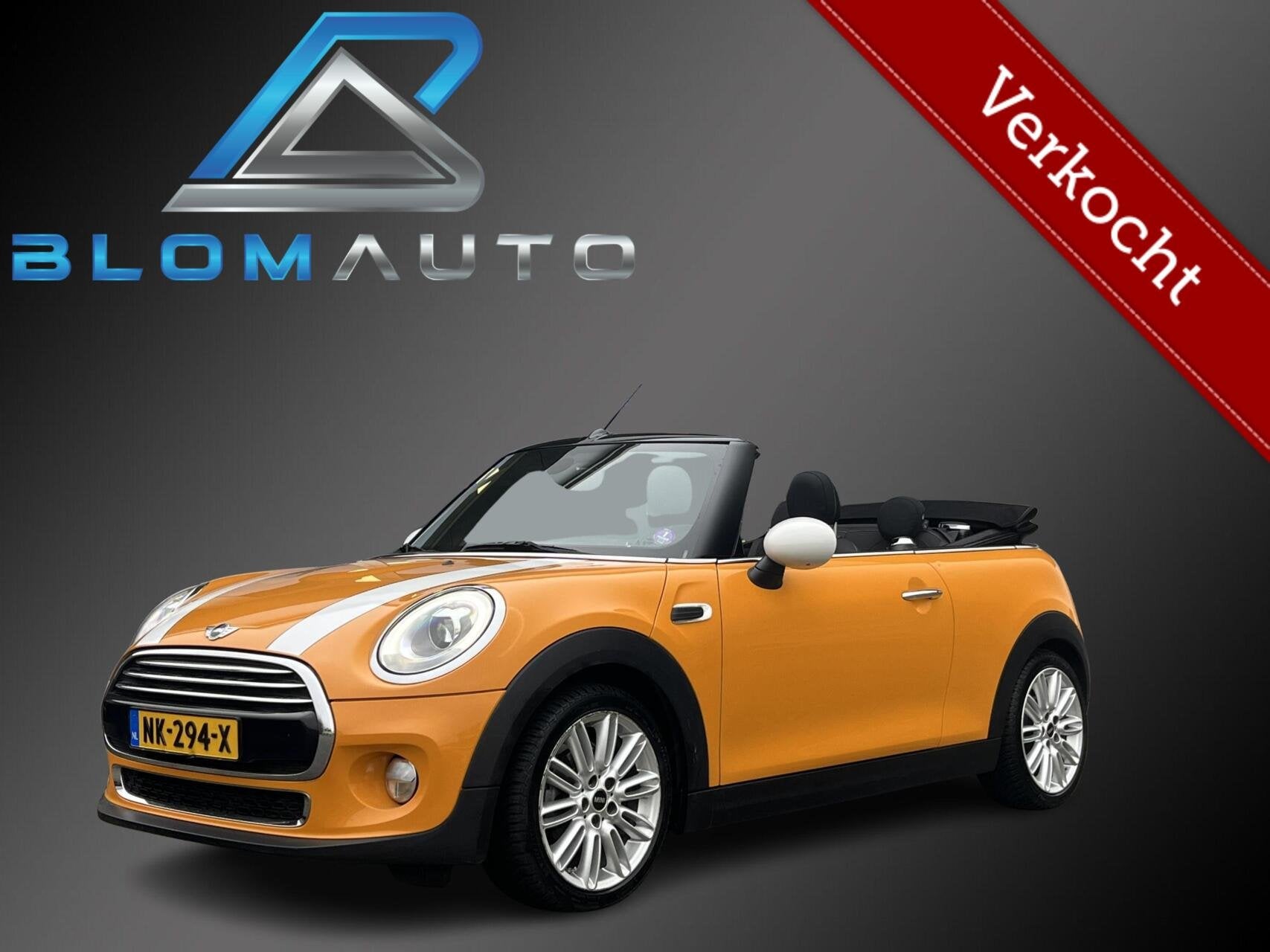 Mini Cabrio 1.5 Cooper Pepper Serious Business LED+KEYLESS, Auto's, Mini, Automatische klimaatregeling, Gebruikt, Overige kleuren