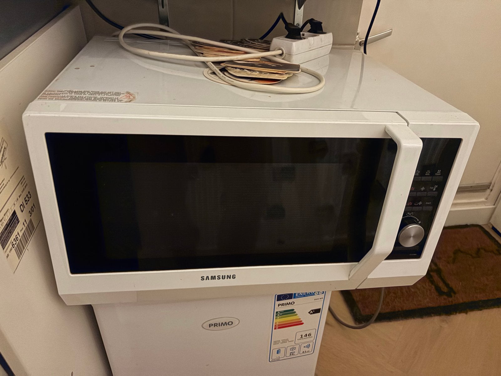 Samsung Combimagnetron - Gebruikt, Werkt Prima, Witgoed en Apparatuur, Ophalen, Combimagnetron, Gebruikt, Grill