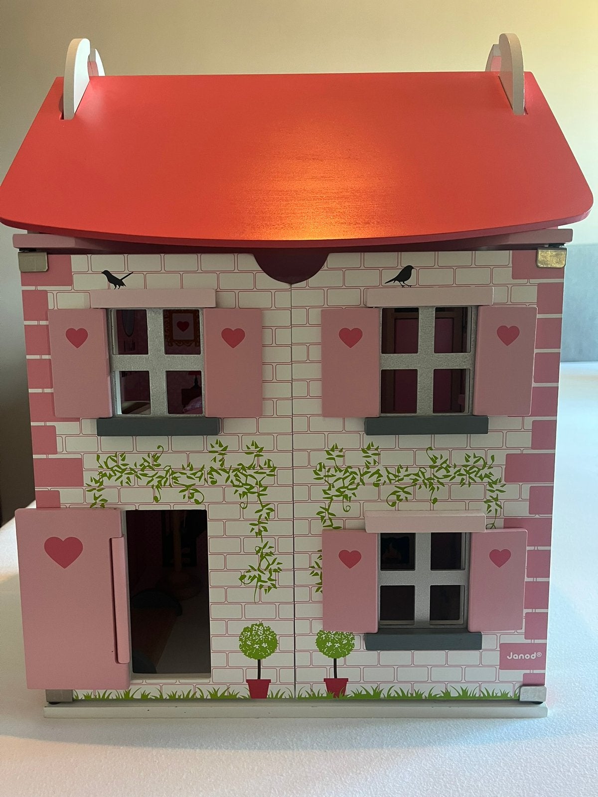 Janod poppenhuis mademoiselle, Ophalen, Zo goed als nieuw, Poppenhuis