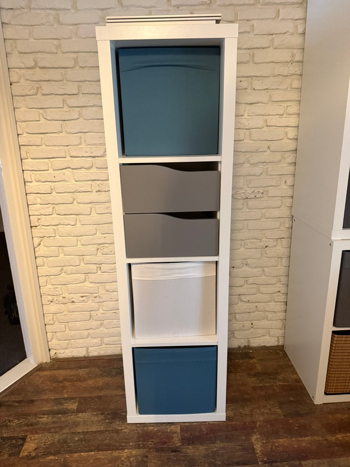 Ikea kallax kast met lades, Zo goed als nieuw, Minder dan 100 cm, 25 tot 50 cm, 50 tot 100 cm