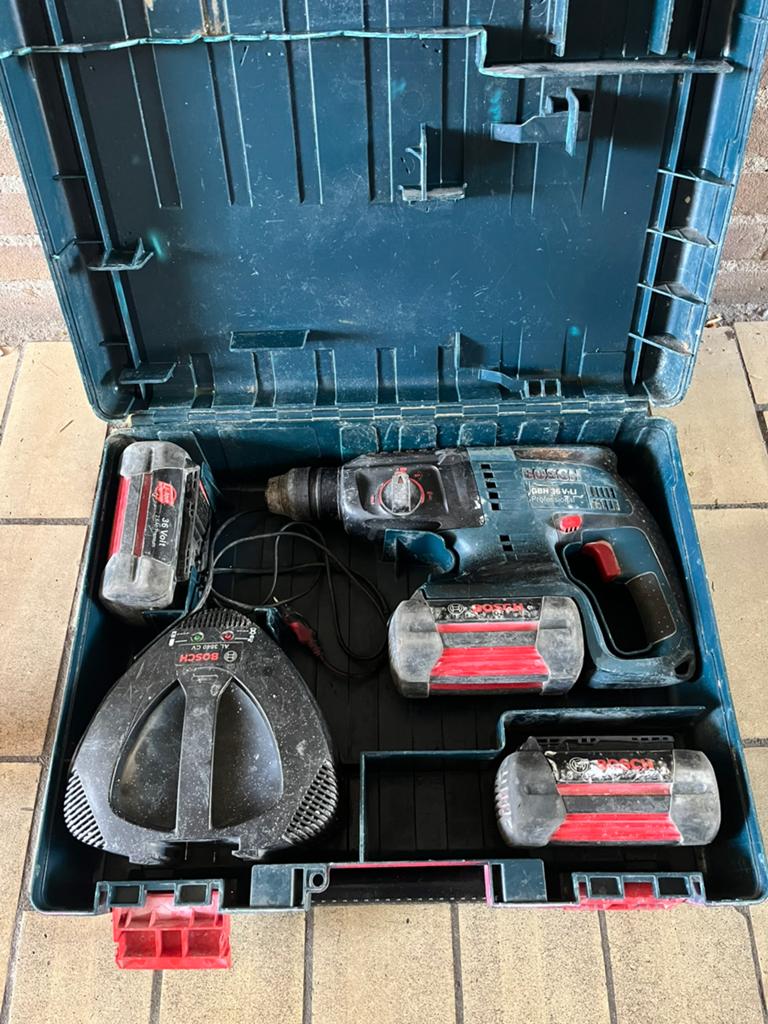 Bosch GBH 36V  boorhamer, Doe-het-zelf en Verbouw, Gereedschap | Boormachines, Ophalen of Verzenden, Zo goed als nieuw, Boor- en/of Breekhamer